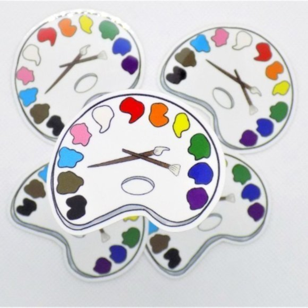 Paint Palette Sticker / Pride‎ Month Sticker